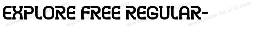 Explore free regular字体转换